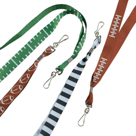 Football Lanyard - Jewelry - 12 Pieces