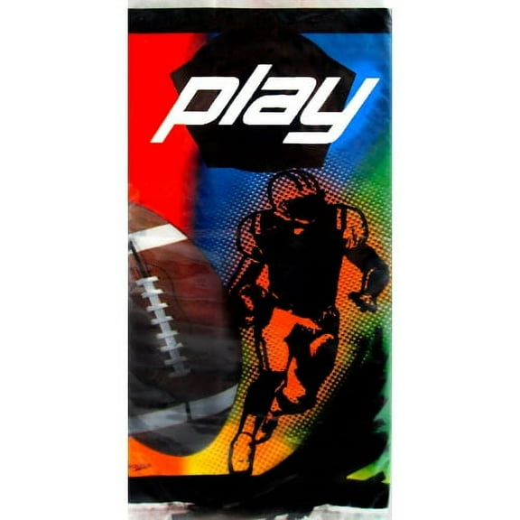 Various Football Large Cello Favor Bags with Twist Ties, 20-Count