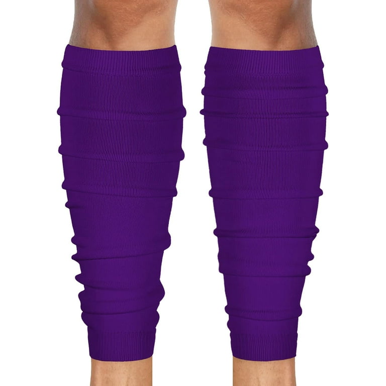 Football Leg Sleeve for Adults & Youth - Calf Compression Leg Sleeves Men  Boy, Leg Sleeves - Purple 