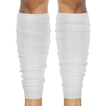 Football Leg Sleeves,Calf Compression Leg Sleeves - Football Leg Sleeves For Adult Athletes - Shin Splint Support - White
