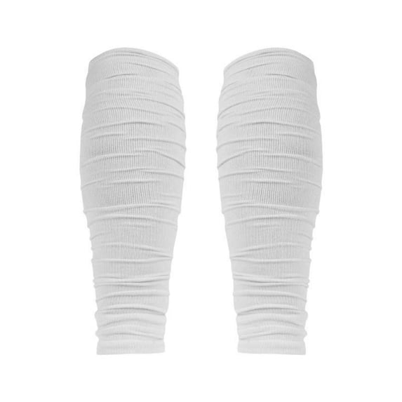 Football Leg Sleeves Men & Youth, Calf Compression Sleeve for Men Women, Football Socks Sport Running Football Accessories for Adult Athletes, White