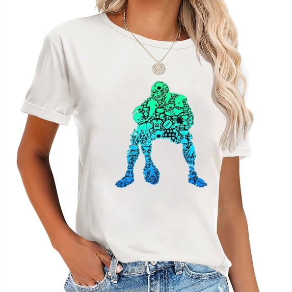 Football Lineman American Football T-Shirt