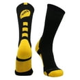 thumbnail image 1 of Football Logo Crew Socks (Black/Gold, Medium), 1 of 2