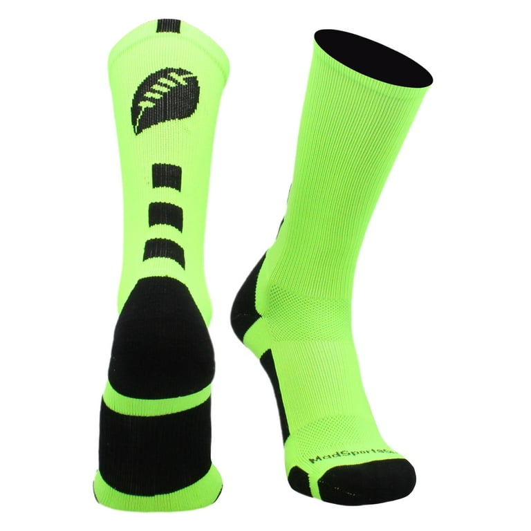 Neon green nike elite socks hot sale