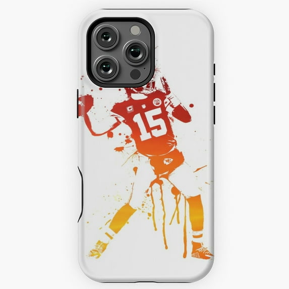 Football Mahomes Kansas City Fan Phone Case for iPhone 16 15 14 13 12 11 Pro Max
