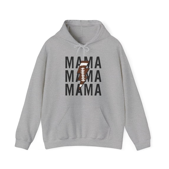 Football Mama Mom Mothers Day Hoodie, Gifts, Hooded Sweatshirt