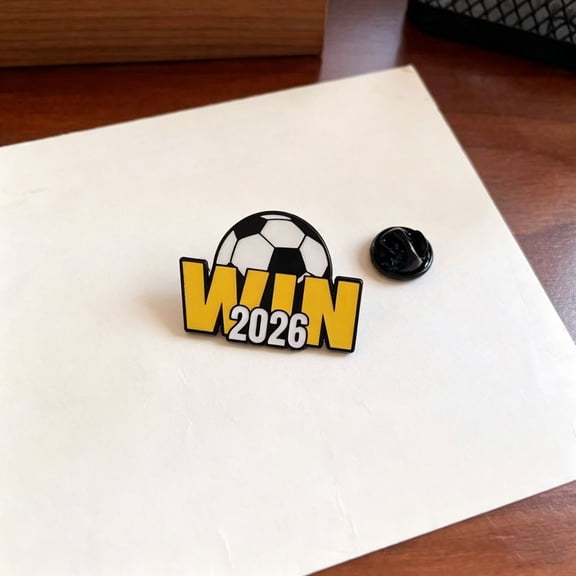 Football Match Badge Metal Brooch Fan Souvenir Collectible Pin Gift,A