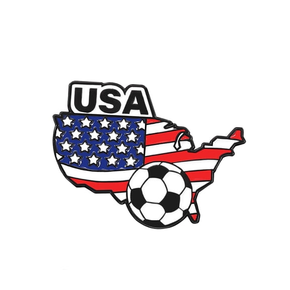 Football Match Badges Brooches Souvenirs Cheering Gifts, Soccer Fan Pin Set, 1 Badge