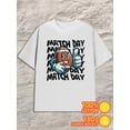 thumbnail image 1 of Greenink Football Match Day men's 180G 100% Cotton white Trendy Unisex Shirt Printed tshirts Basic Unisex Shirt Graphic Tee tshirts Unique Design Unisex Shirt Graphic Tee tshirts, 1 of 7