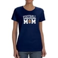 thumbnail image 1 of Football Mom Art Shaped T-Shirt Women -Smartprints Designs, Female Medium, 1 of 4