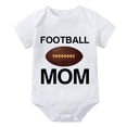 thumbnail image 1 of Football Mom Coming Home Outfits for Baby Short Sleeve Baby Boy Take Home Outfit White Baby Onesie 0-3 Months Gender Neutral, 1 of 2
