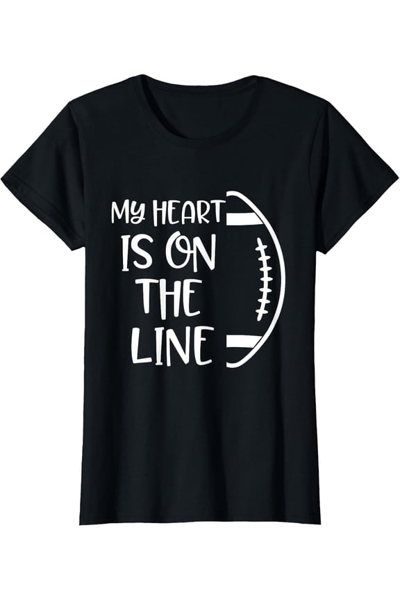 Football Mom Gift For Lineman Mom, Sports Mom, O-Line Mom T-Shirt Size S-5XL