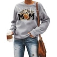 thumbnail image 1 of Football Mom Graphic Sweatshirt for Women Football Shirt, 1 of 2