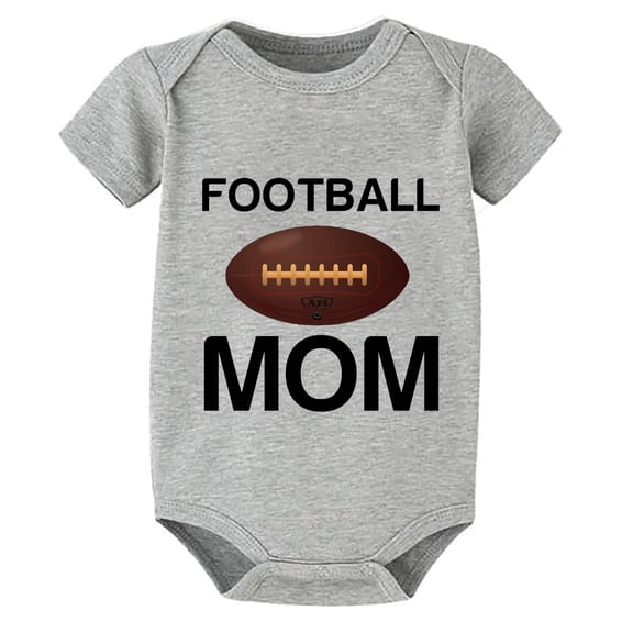 Football Mom Newborn Girl Hospital Outfit Set Short Sleeve Coming Home Baby Boy Outfit White Girl Onsie
