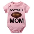 thumbnail image 1 of Football Mom Outfits for Baby Girl Short Sleeve Cute Newborn Boy Outfits White Baby Clothes Unisex 3-6 Months, 1 of 2