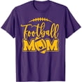 thumbnail image 1 of Football Mom Purple Yellow Game Day T Shirt All Size S-5XL, 1 of 4
