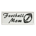 thumbnail image 1 of Football Mom Sports Star 4" W x 1.5" T Iron/Sew On Decorative Patch Travel Souvenir, 1 of 2