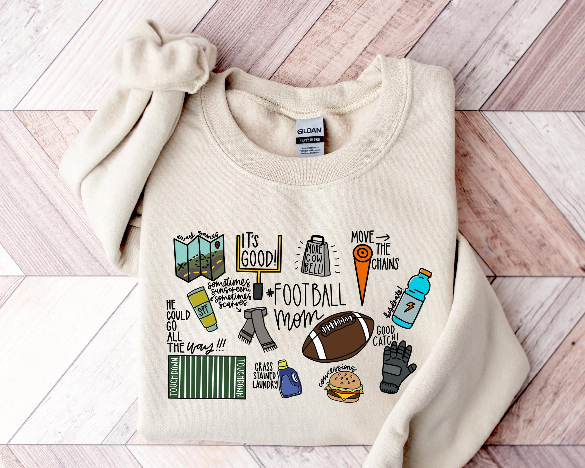 Football Mom Sweatshirt, Football Mama Sweatshirt, Football Mom