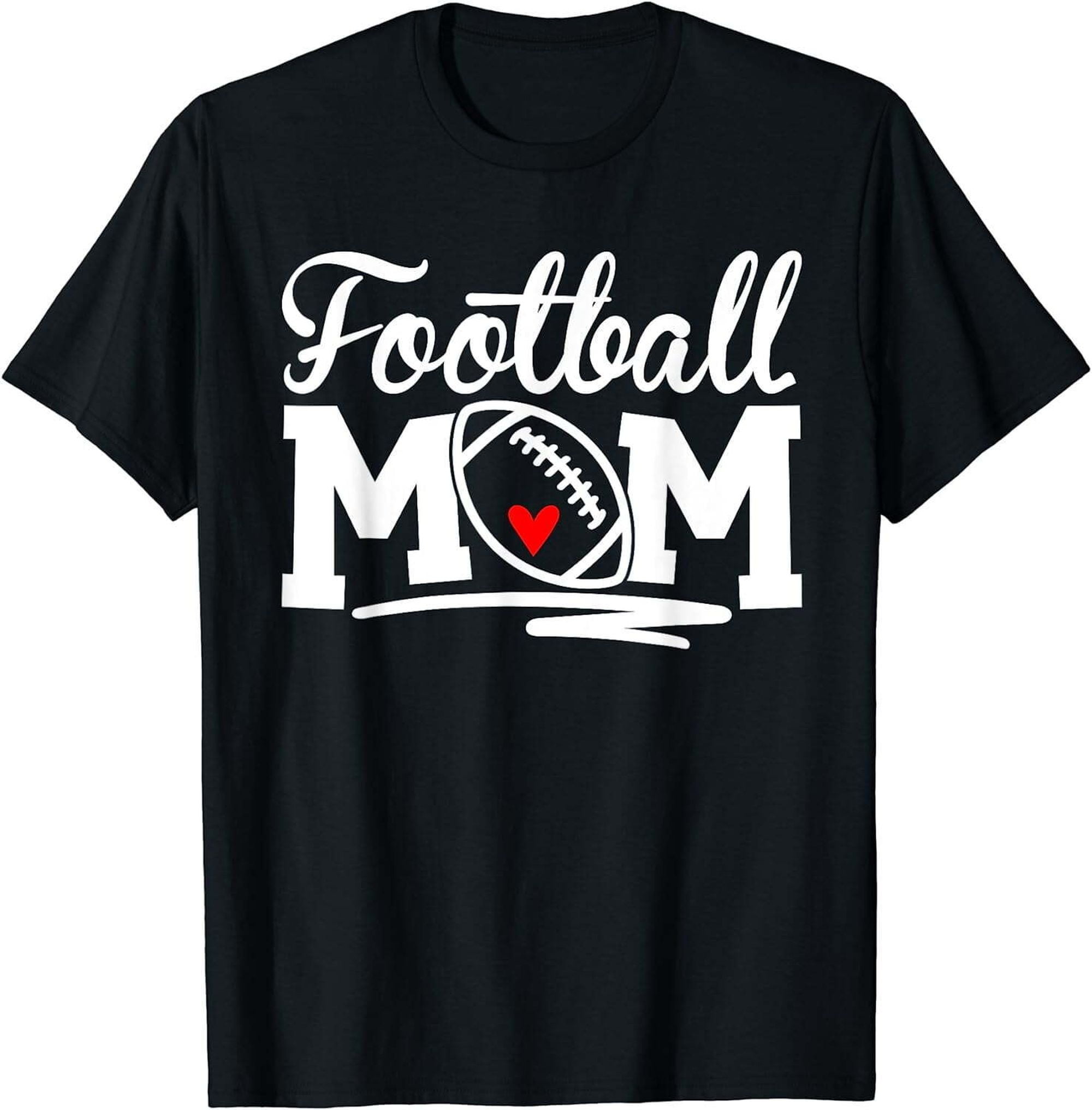 Football Mom Tee: Embrace Your Passion for the Game with Leopard Print