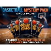 Basketball Foil Mystery 5 Packs Random Relics and Rookie Trading Cards