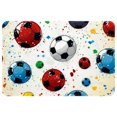 thumbnail image 1 of Football Non-Slip Polyester Floor Carpet Door Rugs - Machine Washable Kitchen Rug, 1 of 6