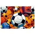 thumbnail image 1 of Football Non-Slip Polyester Game Mat Kitchen Rugs Door Mat Machine Washable, 1 of 6