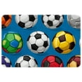 thumbnail image 1 of Football Non-Slip Polyester Indoor Mat Door Rug Machine Washable Indoor Rugs, 1 of 6