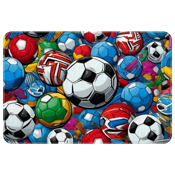 Football Non-Slip Polyester Indoor/Outdoor Carpet Game Mat Bath Rugs Machine Washable