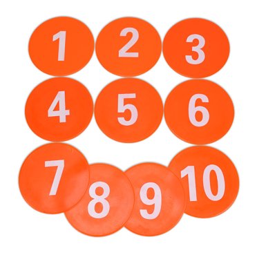 Orono Sports 50-Pack Field Marking Discs - Cones For Soccer, Basketball, Football Drills - USA Made