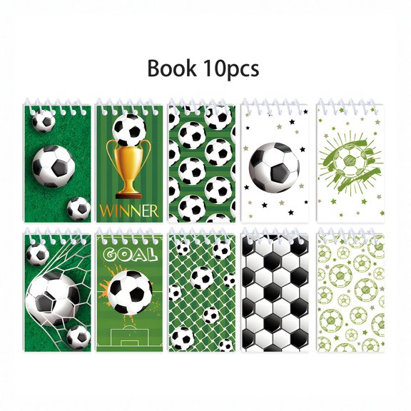 Football Notebook for Students, Portable Football Themed Diary with Ruled Pages, Perfect for School, Sports Fans and Team Journals, 6 x 9 Inches, 120 Pages