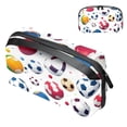 thumbnail image 1 of Football Oxford Fabric Waterproof Digital Bag Cable Organizer Travel Small Holder for Charger, Hard Drive - 5.9x9.44x3.14 in., 1 of 6
