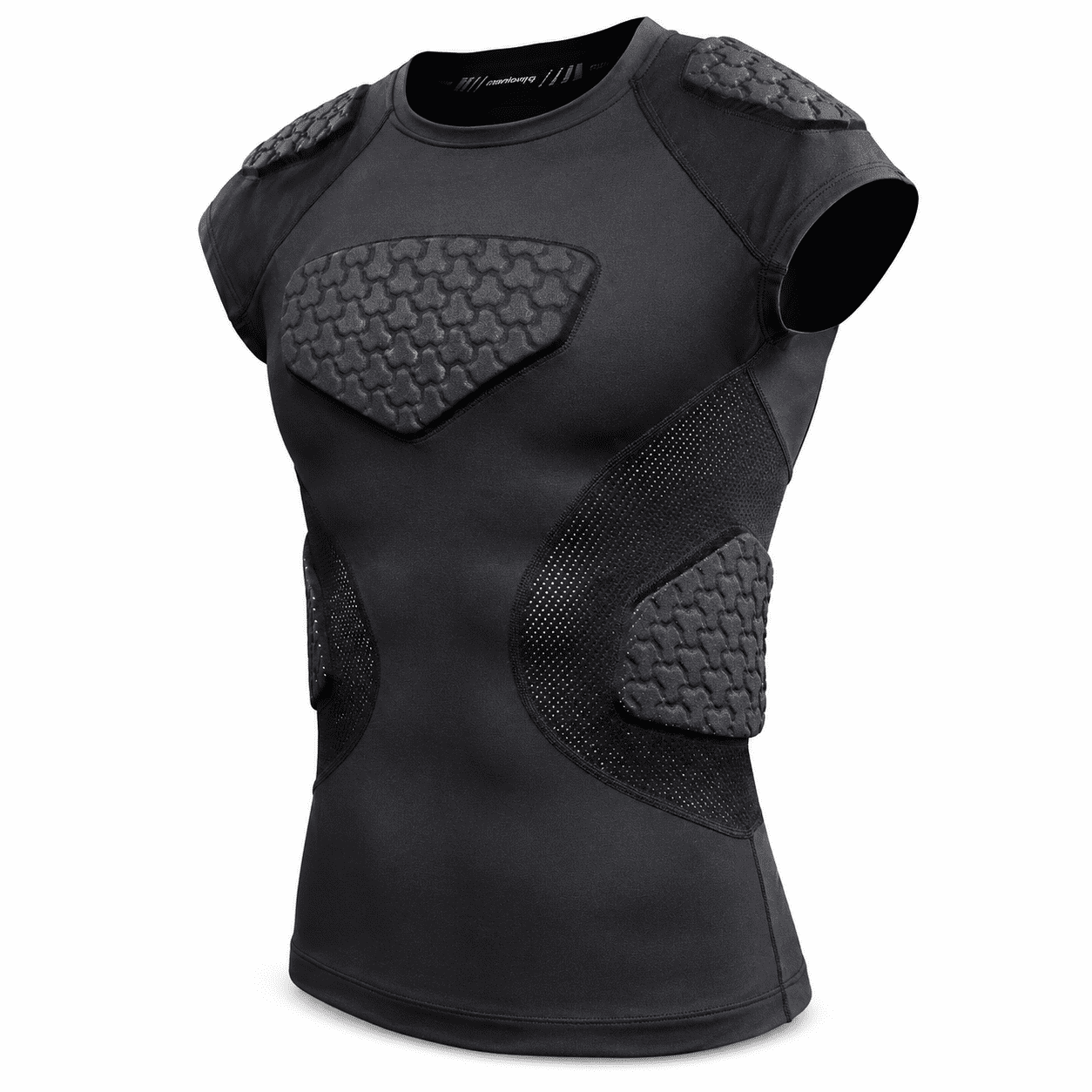 Football Padded Shirt Chest Rib Protector - Walmart.com