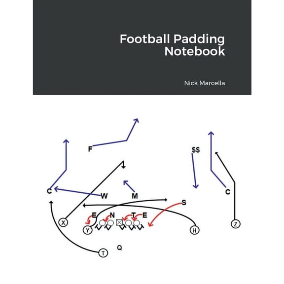 Football Padding Notebook, (Paperback)