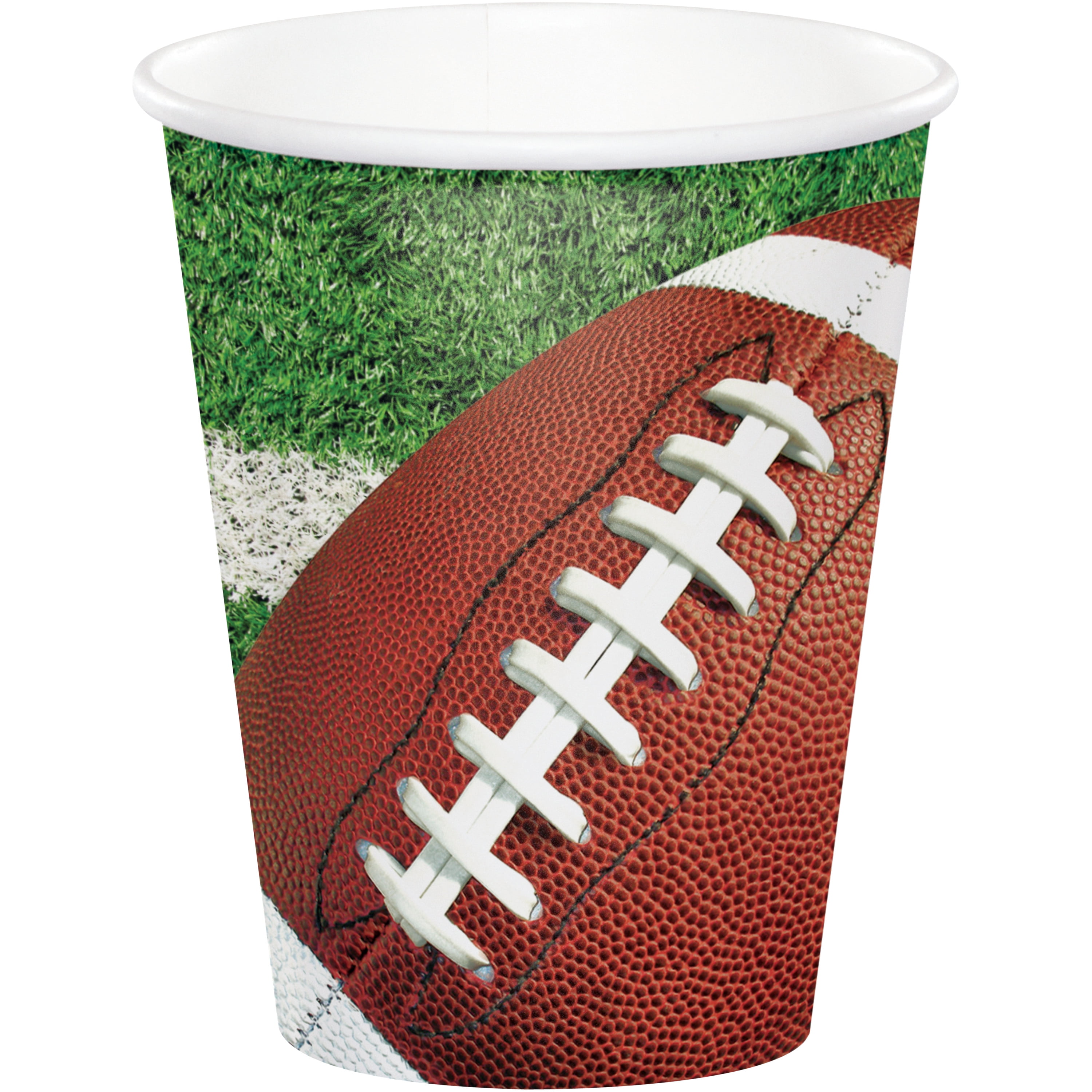 CREATIVE CONVERTING Football Party 9 oz Cups 24 Count for 24 Guests
