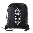 thumbnail image 1 of Football Party Bags | Football Drawstring Cinch Backpacks for Team Events, Birthdays, and More!, 1 of 4