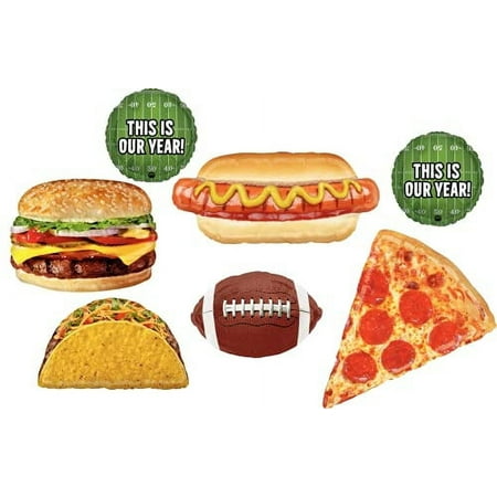 Football Party Balloon Bouquet Ultimate Game Day Tailgating BBQ Decorations