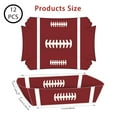 thumbnail image 1 of Football Party Decorations, Disposable Football Paper Snack Trays, Large Serving Boats for Super Bowl Party, Birthday, Tailgate & Sports Theme Events, 1 of 2