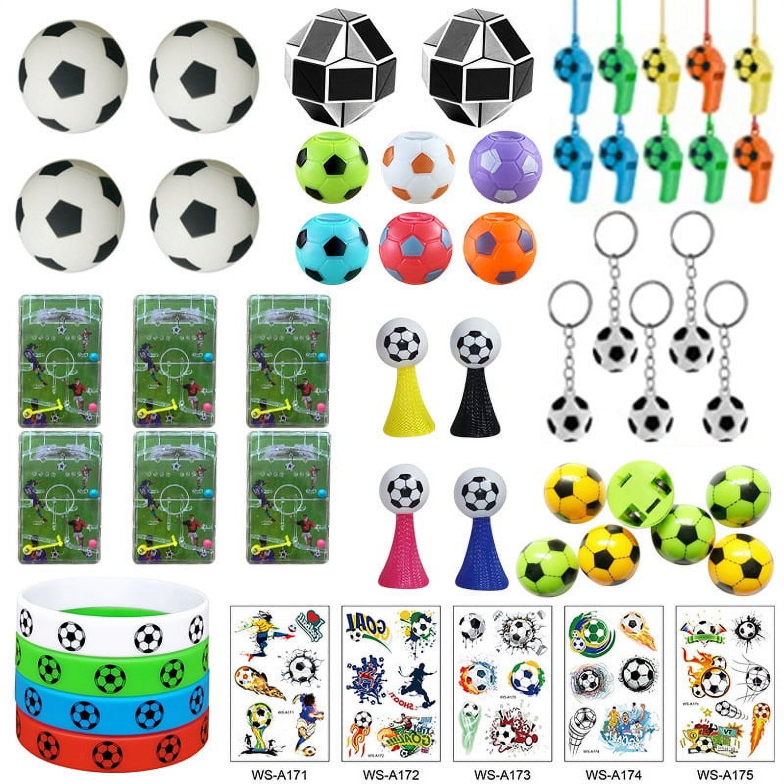 Football Party Favors, 2022 World Cup Soccer Ball Party Favors Bags with Mini Football