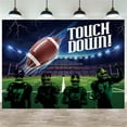 thumbnail image 1 of Football Party Supplies Kit Serve,Football Party Decorations,Super Party Decorations ,Includes Dinner Plates,Dessert Plates,Napkins, Cups,Banner And Touchdown Tablecloth For Football Birthday Party, 1 of 6