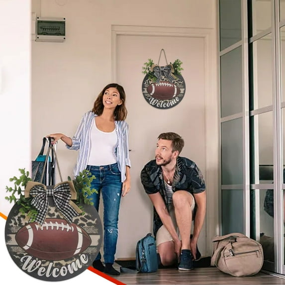 Football Party Supplies Kit Serve,Football Party Decorations,Super Party Decorations ,Includes Dinner Plates,Dessert Plates,Napkins, Cups,Banner And Touchdown Tablecloth For Football Birthday Party