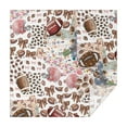 thumbnail image 1 of Football Patchwork Pattern Square Tablecloth,Waterproof Square Table Cover,Wipeable Spillproof Washable Table Cover for Home Kitchen Party Decor 60"x60"(152x152cm), 1 of 6