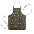 thumbnail image 1 of Football Pattern Kids Aprons for Girls and Boys,Adjustable Neck Strap Toddler Aprons for Kids Cooking Baking, 1 of 7