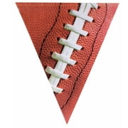Football Pennant Sports Brown Plastic Party Banner 144"