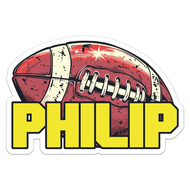 Phil Cons Sticker Football Philip Sticker Phone Decal Water Bottle Stickers Car Decals ...