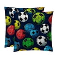 thumbnail image 1 of Football Pillows with Unique Patterns - Set of 2 includes Covers Throw Pillow Inserts and Covers - Available in 16x16, 18x18, and 20x20 Inches for Home Decor and Gifts for Every Occasion, 1 of 6