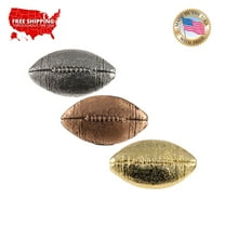 Football Pin Pewter Sports Creative Pewter Designs Made in USA