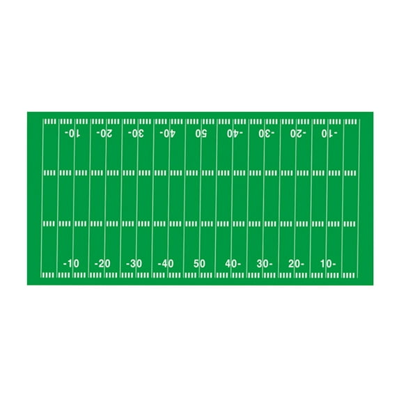 Football Plastic Tablecloth 54 Inchx108 Inch Disposable for Football Themed Events Parties