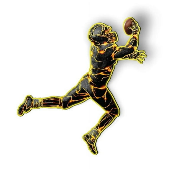 Football Player - 5" Magnet for Car Locker Refrigerator