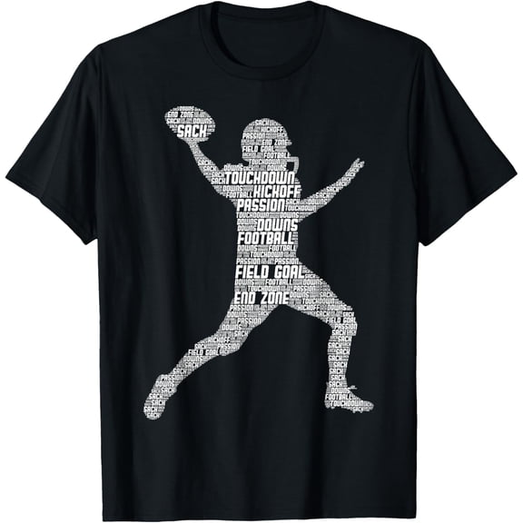 Football Player American Football Boys Kids Men T-Shirt