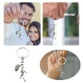 thumbnail image 1 of Football Player Keychain Metal Sports Charm Key Ring Gift for Athletes, 1 of 6